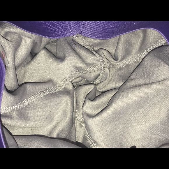 Justice Skort Girls Size 12 Elastic Waist Purple Gray Black Cheetah Ruffle FLAW - Picture 5 of 10